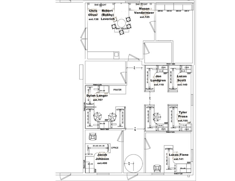 GEN Emp:Seating Charts - 17th St Office - Edge Consulting Engineers